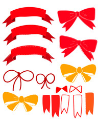 手描き風リボン