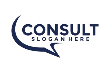 Consulting agency logo, Consult logo Template, Consult logo icon vector