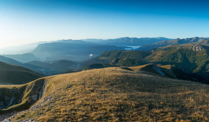 Caucasian mountains of the Republic of Adygea, Krasnodar region. South of Russia. Beautiful...