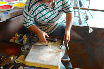 イタリア ベネチア ガラス 職人 日常 アート