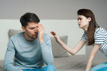 young couple having an argument