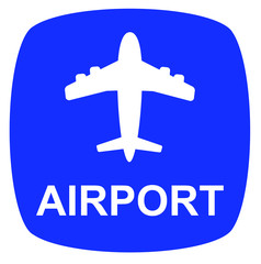 Fototapeta premium airplane icon