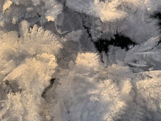 Texture of snow