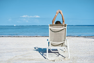 chair on the beach