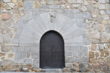 Porte de la muraille à Avila, Espagne