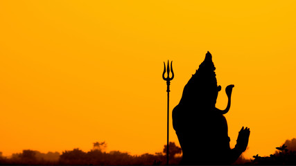 Cult of Hindu god shiva somewhere at Nadia somewhere in India on the banks of Ganges River. It is...