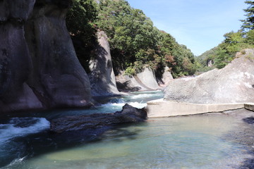 Naklejka premium 吹割の滝