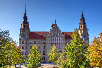 Landgerichtsgebäude in Halle an der Saale, Sachsen-Anhalt