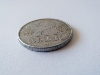 The East German mark (commonly called the eastern mark in West Germany and after the reunification), in East Germany only Mark, was the currency of the German Democratic Republic (East Germany).