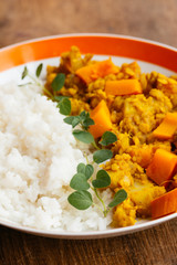 Pumpkin and Yellow Lentil Curry