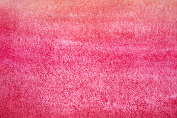 Hand painted red watercolor background