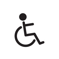 Disability icon vector