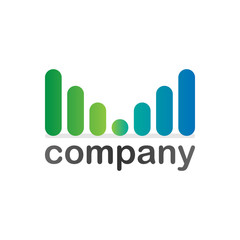 simple company logo like a victory ladder