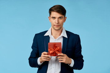 young man with a gift