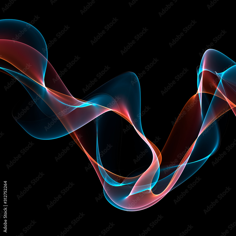 Poster abstract colorful art line decoration background