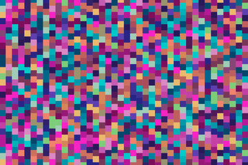 Abstract geometric pattern. Multicolor Figures. Texture for print and Banner. Oil paint on canvas style