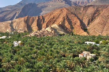 Wadi Ghul in sultanate Oman