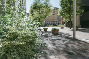 東京都港区新橋イタリア街の街並み