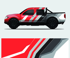 truck decal graphic wrap vector, abstract background