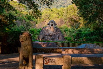 There is a 1000 year old statue of Laozi on Qingyuan mountain in Quanzhou, China.