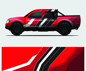 truck decal graphic wrap vector, abstract background