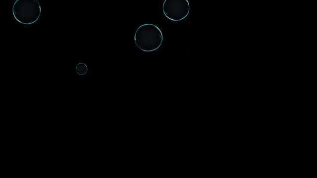 particles that rotate down randomly while rotating