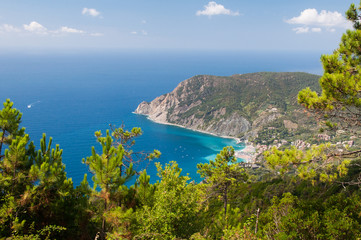 Coast of the Italian riviera 