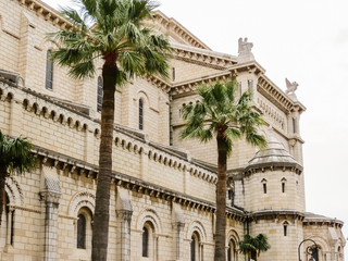 Fototapeta na wymiar Saint Nicholas Cathedral or Cathedrale de Monaco