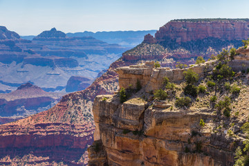 Steep slopes of the Grand Canyon, Arizona, USA.