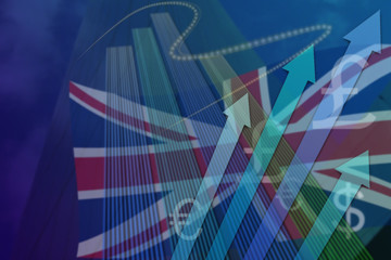 British Union Jack Finance Brexit background 1