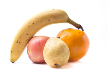 several fresh fruits