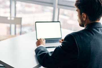 man with tablet computer