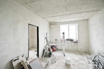 Home renovation in process