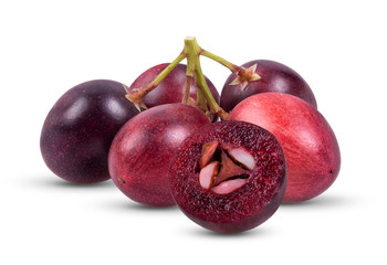 Carunda or Karonda fruits isolated on white