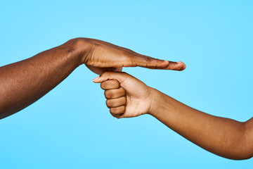 hands of man and woman