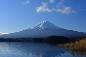 Fototapeta na wymiar There are lots of sightseeing spots around Mt. Fuji.