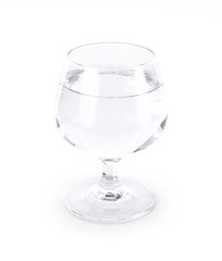 clean water isolated on white background