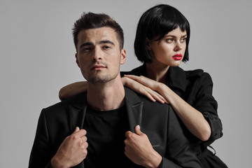 portrait of young couple