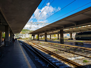 Rural track keep with composure