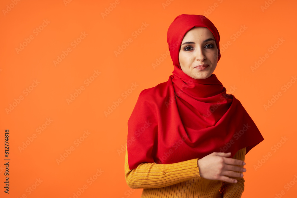 Poster portrait of young woman