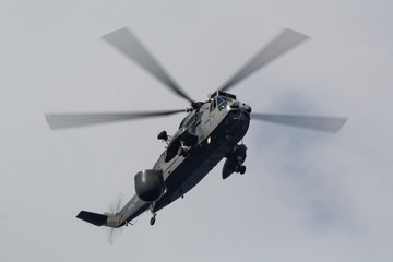 sea king helicopter in flight © Joe