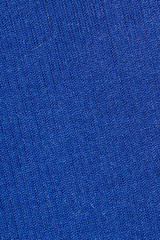 blue cotton material texture or background