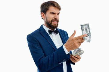 man with money in hand
