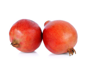 pomegranate on white background