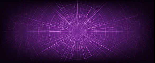 Futuristic Hyperspace speed motion on future Technology background,warp and expanding movement concept,vector Illustration.