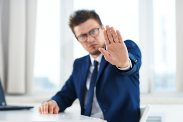 businessman talking on the phone