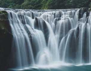 Waterfall in scenic area in near Taipei, Taiwan