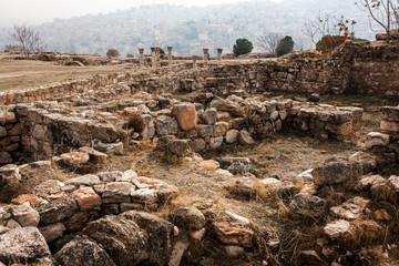 Aerial view of Amman city the capital of Jordan. City scape of Amman.