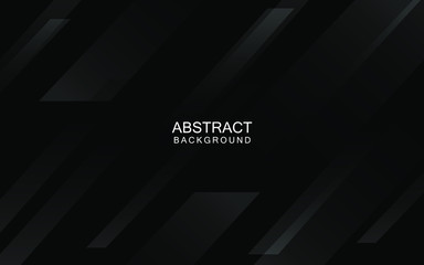 Obraz premium Black Abstract Geometric Background. Modern Shape Concept