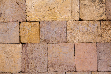 Roman ruins in the Jordanian city of Jerash. The ruins of the walled Greco-Roman settlement of Gerasa just outside the modern city.  The Jerash Archaeological Museum.